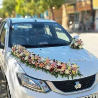 انواع خدمات گل آرایی،ماشین عروس،تاج گل