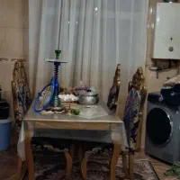 مبل هفت نفره استیل با میز نهار خوری شش نفره|مبلمان خانگی و میز عسلی|آستانه اشرفیه, |دیوار