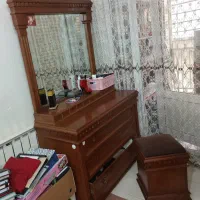 سرویس کامل خواب دو نفره. تخت، آینه، میز، پاتختی|تخت و سرویس خواب|تهران, نارمک|دیوار