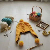 کلاه بافتنی|کفش و لباس بچه|لار, |دیوار