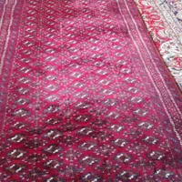 کناره وقالیچه وپشتی ترکمن دشت بافت