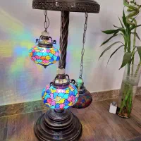 آباژور ویترای وبرنج کار لصفهان|چراغ خواب و آباژور|کرمانشاه, |دیوار