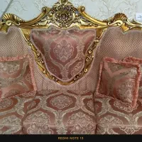 مبل استیل 9نفره با 3 میز عسلی ویترین ومیزناهارخوری|مبلمان خانگی و میز عسلی|تهران, بهداشت|دیوار