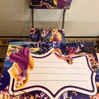 میز تحریر دخترانه طرح راپونزل