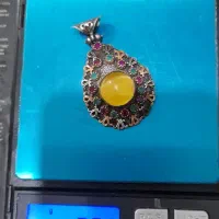 پلاک نقره ی دست ساز خرم سلطانی|جواهرات|کرمانشاه, |دیوار