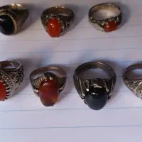 انگشتر با سنگ های قیمتی|جواهرات|بناب, |دیوار