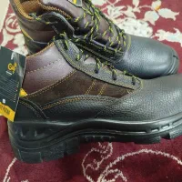 دو جفت کفش کار چرم اصل گاو شناسنامه دار