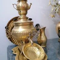 ست سماور ذغالی 3 لیتری