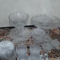 سرویس کریستال اصل ژاپن ۱۲ نفره  نونو استفاده نشده
