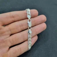 زنجیر نقره مردانه ایتالیایی کارتیه دوبل (گردنبند)|جواهرات|تهران, گیشا|دیوار