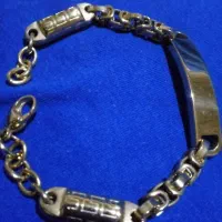 پلاک دست استیل مردانه و ست کارتیه|بدلیجات|اصفهان, آبشار|دیوار