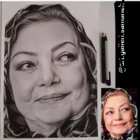 تابلو پرتره کادویی سیاه قلم|تابلو، نقاشی، عکس|تهران, والفجر (افسریه)|دیوار
