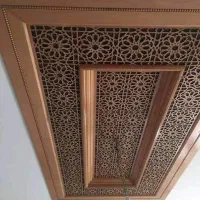 چوب طراحی سی ان سی چوب cnc چوب خراطی آیینه کابینت|خدمات پیشه و مهارت|یزد, |دیوار