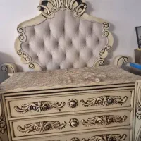 تخت خواب ۱۲۰ همراه با دراور  و آینه