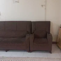 مبل ۷ نفره و تخت خواب|مبلمان خانگی و میز عسلی|اهواز, آسیاباد|دیوار