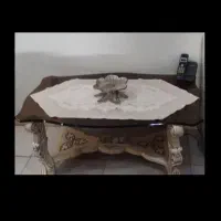 جلومبلی بهمراه دو عسلی|مبلمان خانگی و میز عسلی|هشتگرد, فاز ۱ مهستان|دیوار