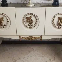 آینه و کنسول تمام چوب کاملا سالم و در حد نو|بوفه، ویترین، کنسول|تهران, باغ فیض|دیوار