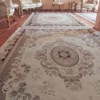 ۴عددفرش ۶متری  شیک تمیزوسالم رنگ کرم روشن|فرش|ایلام, |دیوار