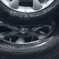 رنگ ۱۶ اروپایی همراه با لاستیک ۲۱۵ سایلون|قطعات یدکی و لوازم جانبی|شهرضا, |دیوار