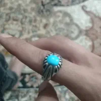 انگشتر زمرد فیروزه