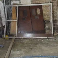 درب سه لنگه ورودی حال