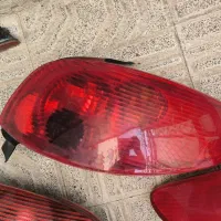 ۳ چراغ عقب ۲۰۶ سالم تمیز همراه ترمز و مه شکن عقب|قطعات یدکی و لوازم جانبی|ری, شهرری|دیوار