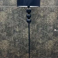 آباژور ایستاده فلزی با کلاهک مخمل|چراغ خواب و آباژور|تهران, اتابک|دیوار