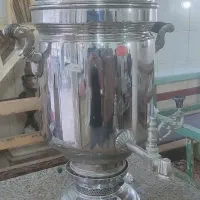 دوعددسماور ذغالی وگازی.ذغالی ۳۰ لیتر.گازی ۴۰ لیتر|سماور، چای‌ساز، قهوه‌ساز|بناب, |دیوار