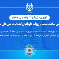 ثبت نام غیر حضوری در انتخابات شورای شهر