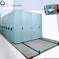 تولید قفسه بندی بایگانی ریلی متحرک و ثابت