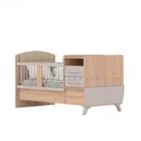 سرویس نوزاد کاملا سالم در حد با تخت دو منظوره|تخت و سرویس خواب|قائمشهر, |دیوار