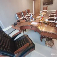 میز کنفرانس سلطنتی چوب بلوط پلی اورتان