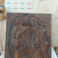 شطرنج چوب گردو کنده کاری شده