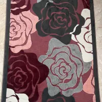 قالیچه ماشینی گل برجسته