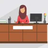 منشی خانم مسلط به عکاسی