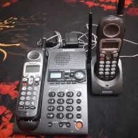 فروش تلفن بیسیم پاناسونیک اصل ژاپنی دو گوشی