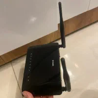 مودم D link و گوشی تلفن بی سیم پاناسونیک اصلی