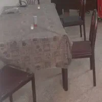 میز وصنلی ۶ نفره گاری ۴ چرخ ودرب وپنجره وداشبورد|میز و صندلی غذاخوری|زابل, |دیوار