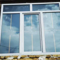 شیشه بری پنجره UPVC آینه دوجداره