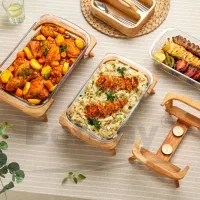 تابه وارمر دار پیرکس پایه چوب