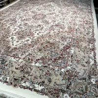 فرش ماشینی ۹ متری صبا کرم ۱۲۰۰شانه(فرش هنرمند)