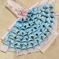 پول ارایی، دسته گل عروس، گل روبانی