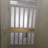 درب ورودی دو لنگه آهنی