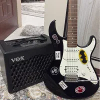 گیتار یاماها و امپیلی فایر vox 15w