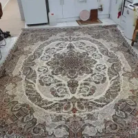 قالی دست بافت ۱۲متری نخ پنبه تراکم بالا