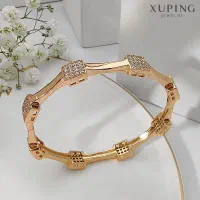 دستبند النگویی ضد حساسیت ابکاری طلا