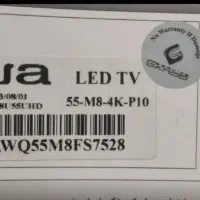 تلویزیون 55 اینچ Aiwa ژاپنی 4K UHD هوشمند در حد نو|تلویزیون و پروژکتور|اراک, |دیوار