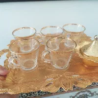 12عدد استکان چای لبه طلایی اصل فرانسه|ظروف سرو و پذیرایی|سرپل ذهاب, |دیوار