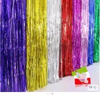 ریسه متالایز و دیسکویی پرده آویز ۱/۲|پرده، رانر، رومیزی|قم, امامزاده ابراهیم|دیوار