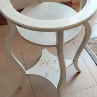 میز تلفن سفید